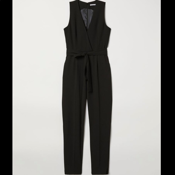 H&M Sleeveless Jumpsuit with Tie Belt - Picture 1 of 1